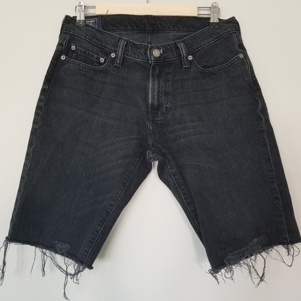 EUC- Abercrombie & Fitch Cut Jean Shorts